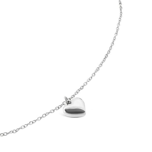 Colar One Neckmess Heart Silver