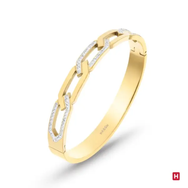 Pulseira Bangle Hassu Chain Golden