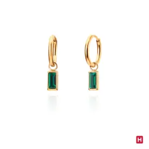 Argolas Hassu Golden - Green