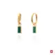 Argolas Hassu Golden - Green