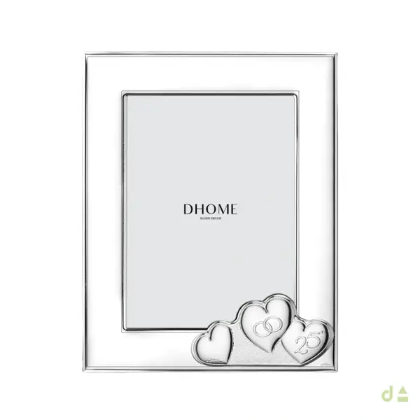 Moldura Dhome 25 Anos Corações