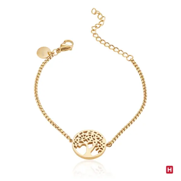 Pulseira Hassu Árvore da Vida Golden