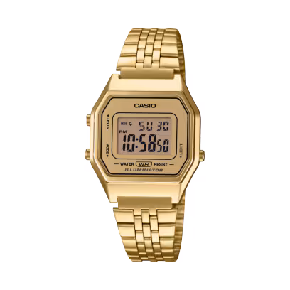 Relógio Casio Iconic Vintage dourado
