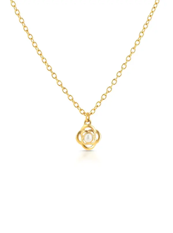 Colar One Rose Petite Pearl