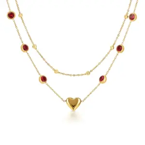 Set Colares One Red