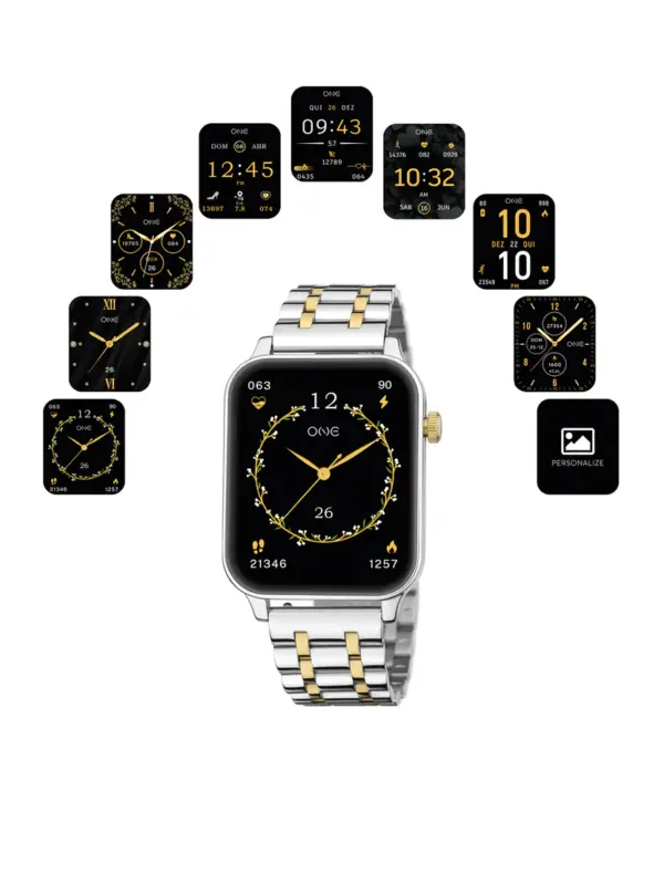 OJBA13G_3 Smartwatch One Frame Bicolor Links