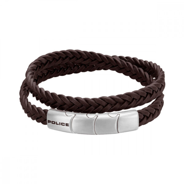 police-batman-batwing-pewga0090005-set-relogio-de-edicao-especial-preto-e-cinza (1) Pulseira Police Braid Castanha