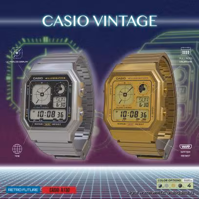 5 Relógio Vintage Edgy Collection