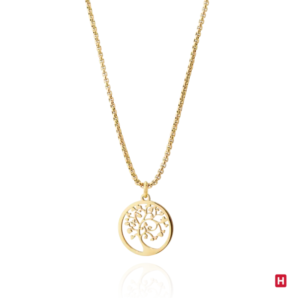 Colar Hassu Árvore da Vida Golden