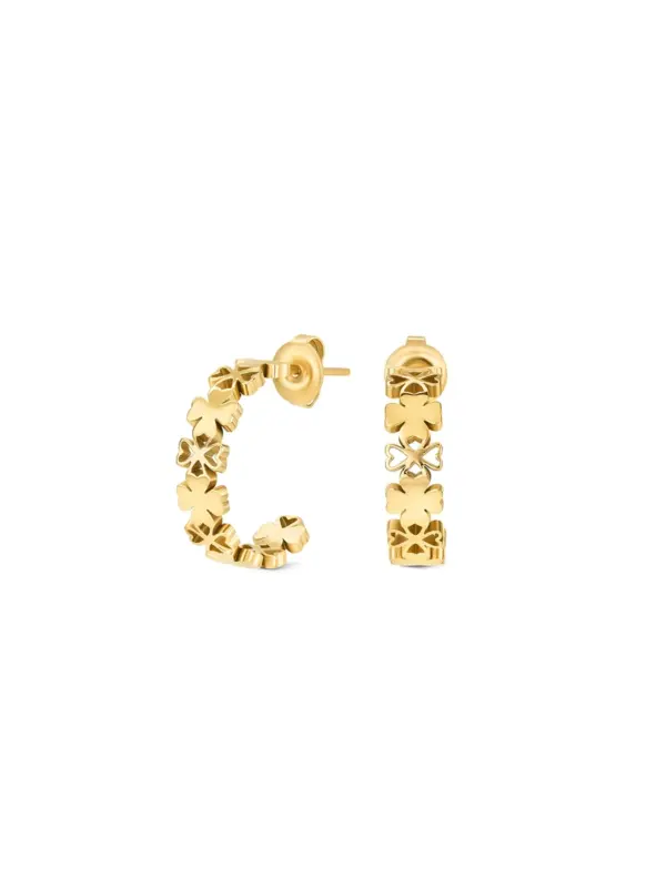 Brincos One Lucky Flower Hoop
