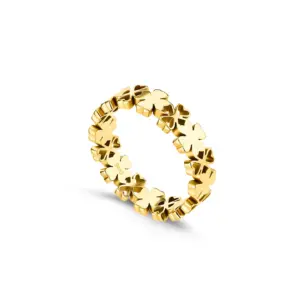 Anel One Lucky Flower Gold
