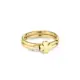 OJBA47G_2 Anel One Lucky Flower Crystal Gold